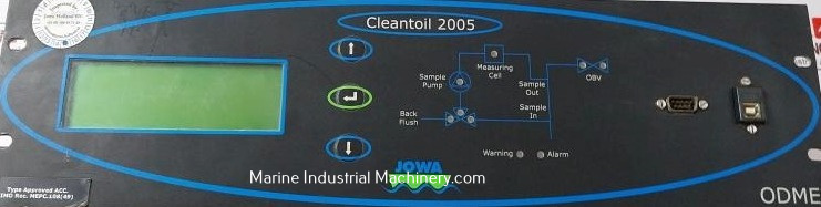 Jowa Cleantoil 2005 Oil Discharge Monitoring And Control System