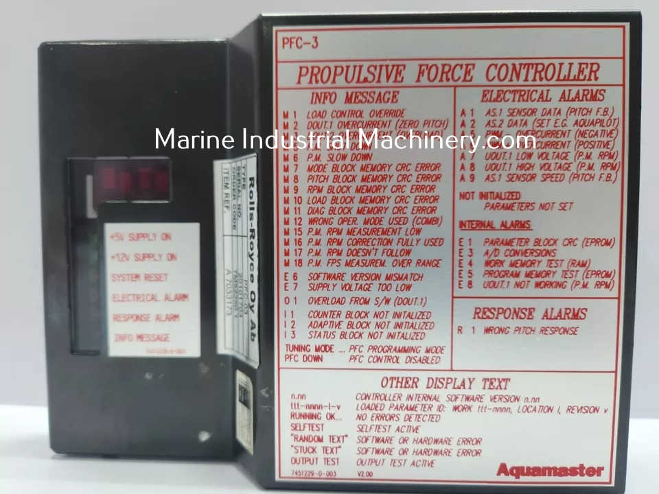 Rolls-Royce PFC-03 Aquamaster Propulsive Force Controller