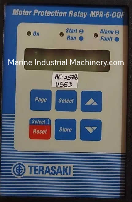 Terasaki MPR-6-DGF Motor Protection Relay