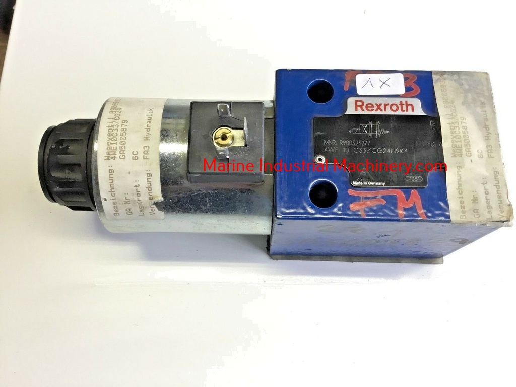 Rexroth 4WE 10 C33/CG24N9K4 Solenoid Directional Control Valve