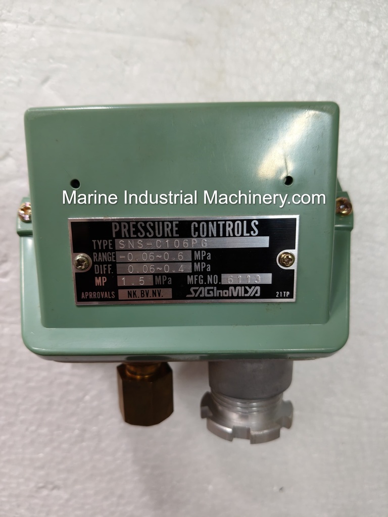 Saginomiya SNS-C106PG Pressure Control