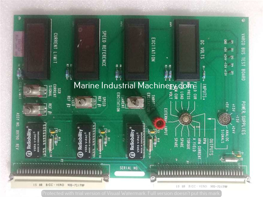 Varco 89790 Rev Bus Test Board