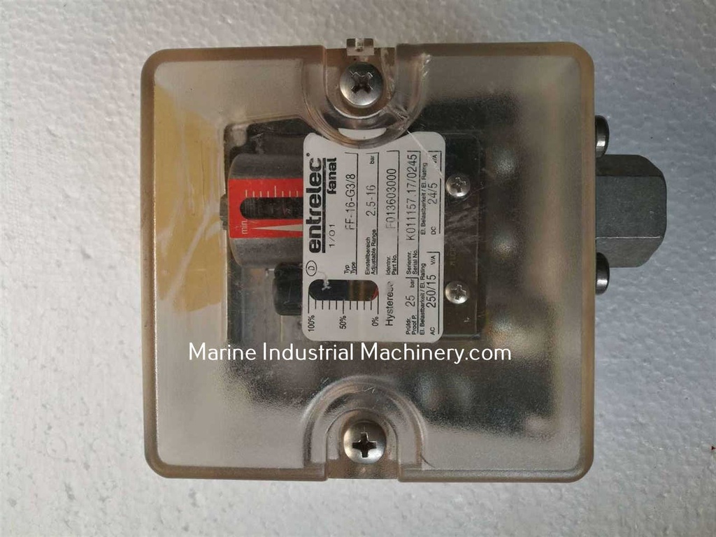 Entrelec Fanal FF-16-G3/8 Pressure Switch