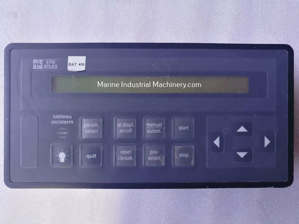STN Atlas BAT 416B Fire Alarm Control Display