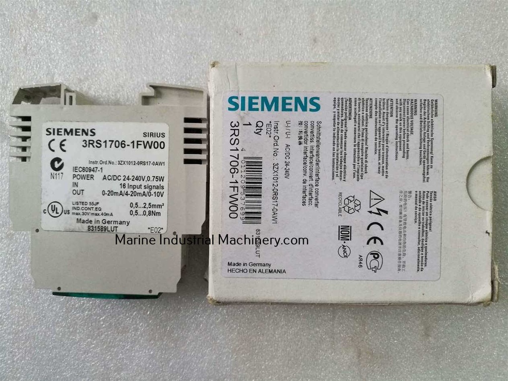 Siemens 3RS1706-1FW00 Signal Converter
