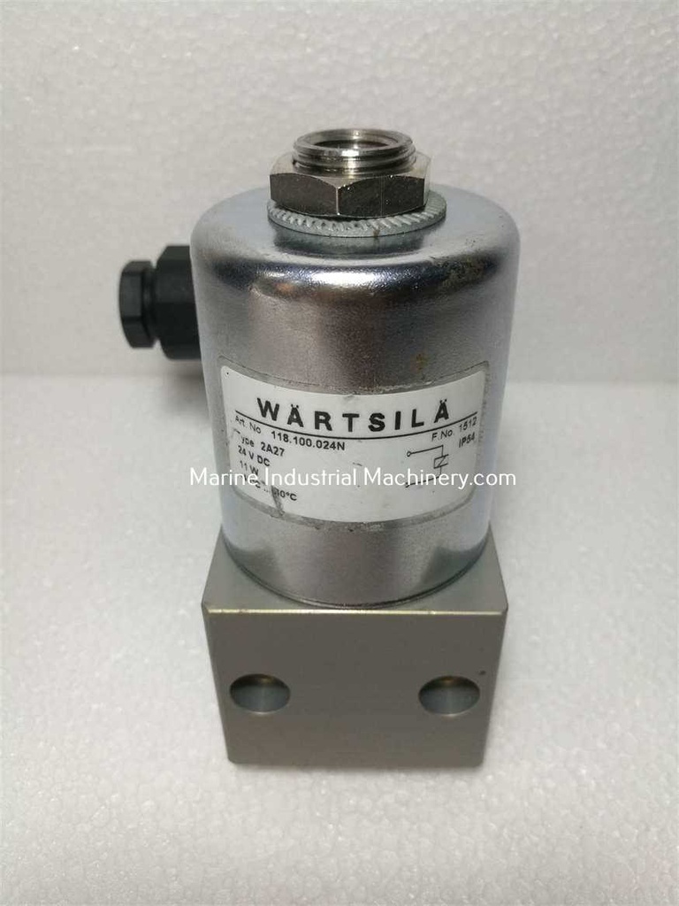Wartsila 2A27 118.100.024N Solenoid Valve