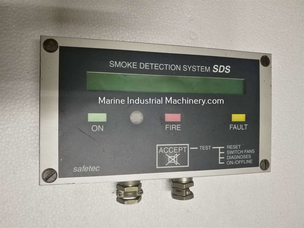 Safetec Smoke Detection System SDS-R/P Digital Control Fire Panel