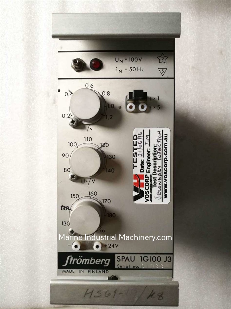 Stromberg SPAU 1G100 J3 Protective Controller