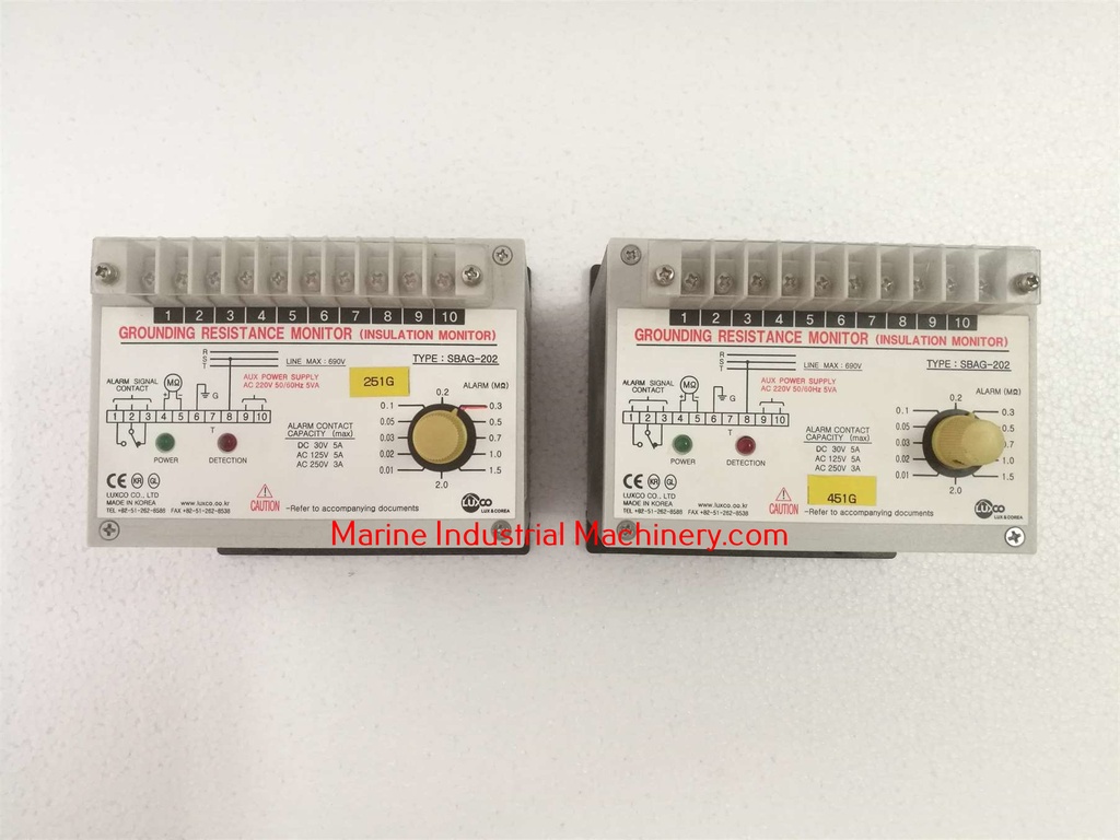 Luxco SBAG-202 Grounding Resistance Monitor