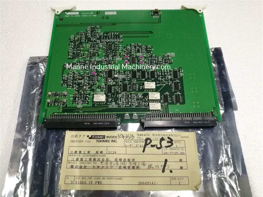Tokimec 20649141 Video-I/F PWB Pcb Card