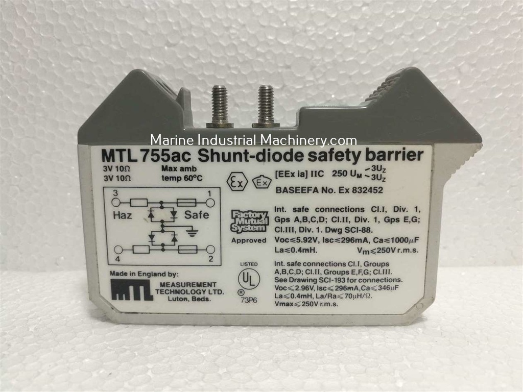 MTL Instruments MTL755ac Shunt-diode safety barrier