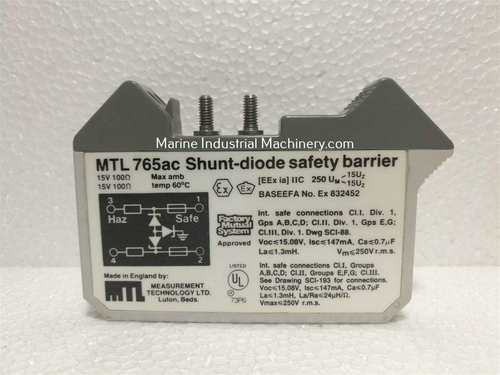 MTL Instruments MTL765ac Shunt-diode safety barrier