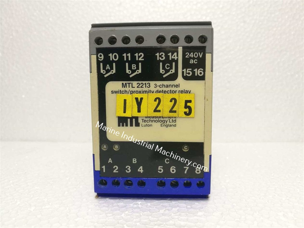 MTL Instruments MTL2213 3-Channel Switch Proximity Detector Relay