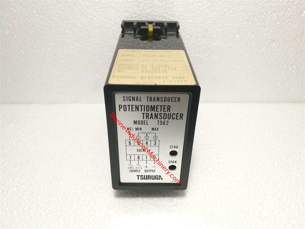 Tsuruga 7562S-29-3 Potentiometer Transducer