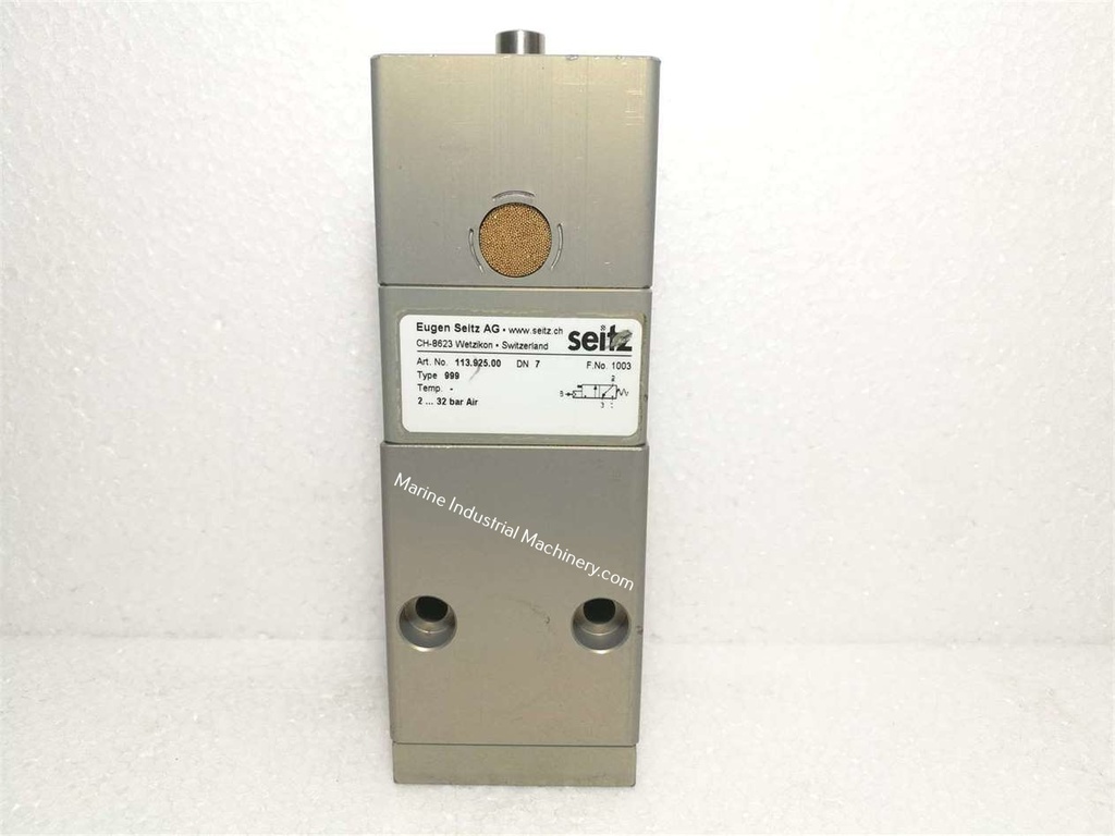 Eugen Seitz 113.925.00 Type 999 Solenoid Valve