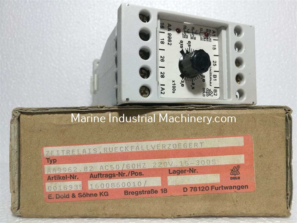 E.Dold & Sohne AA 9962.82 Mini Timer Relay