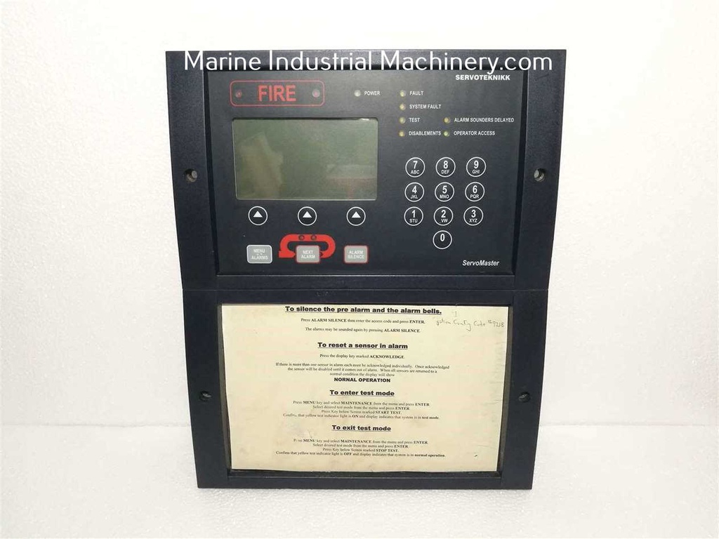 Servoteknikk Servo Master Fire Alarm System
