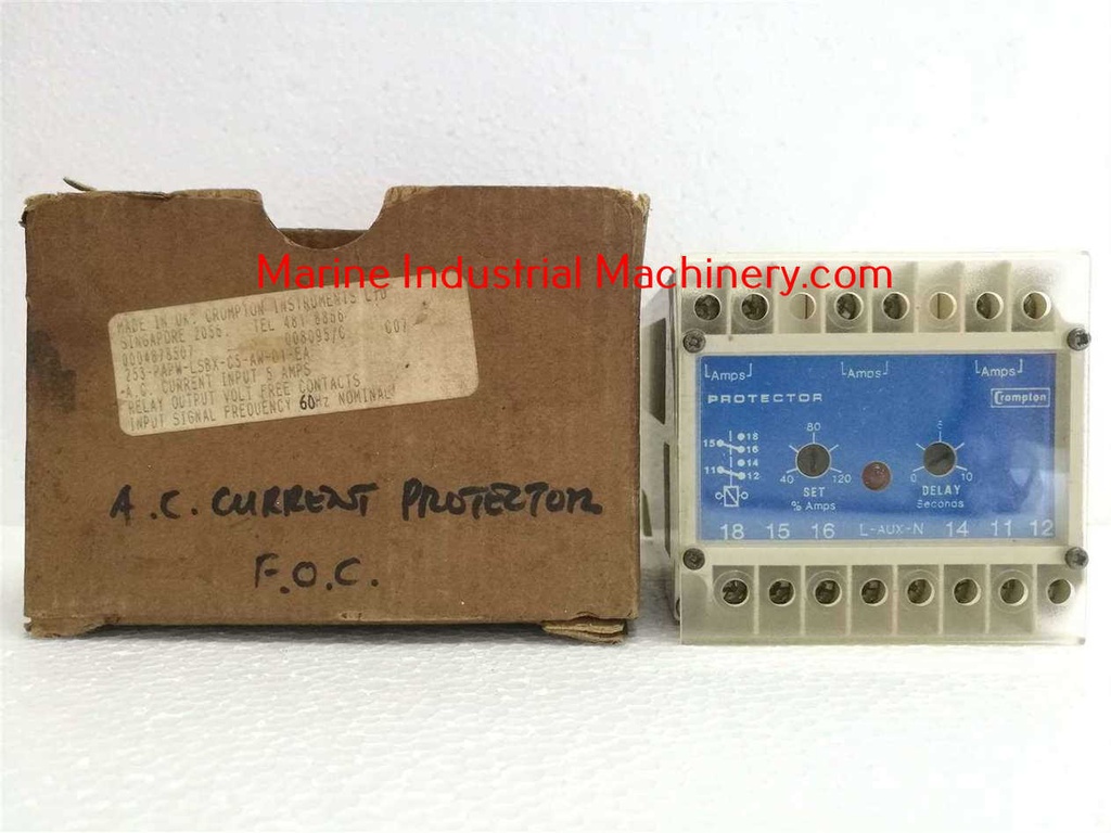 Crompton 253-PAPW-LSBX-C5-AW-01-EA Protecter Trip Relay