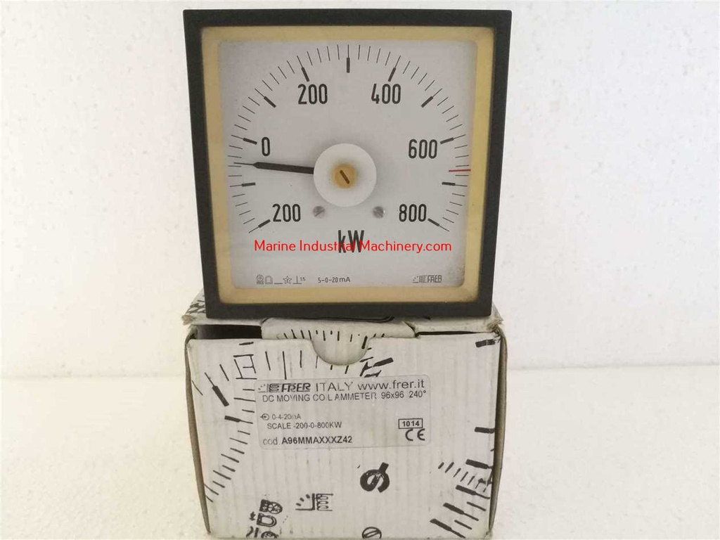 FRER DC Moving Coil Ammeter (-200-0-800kW)