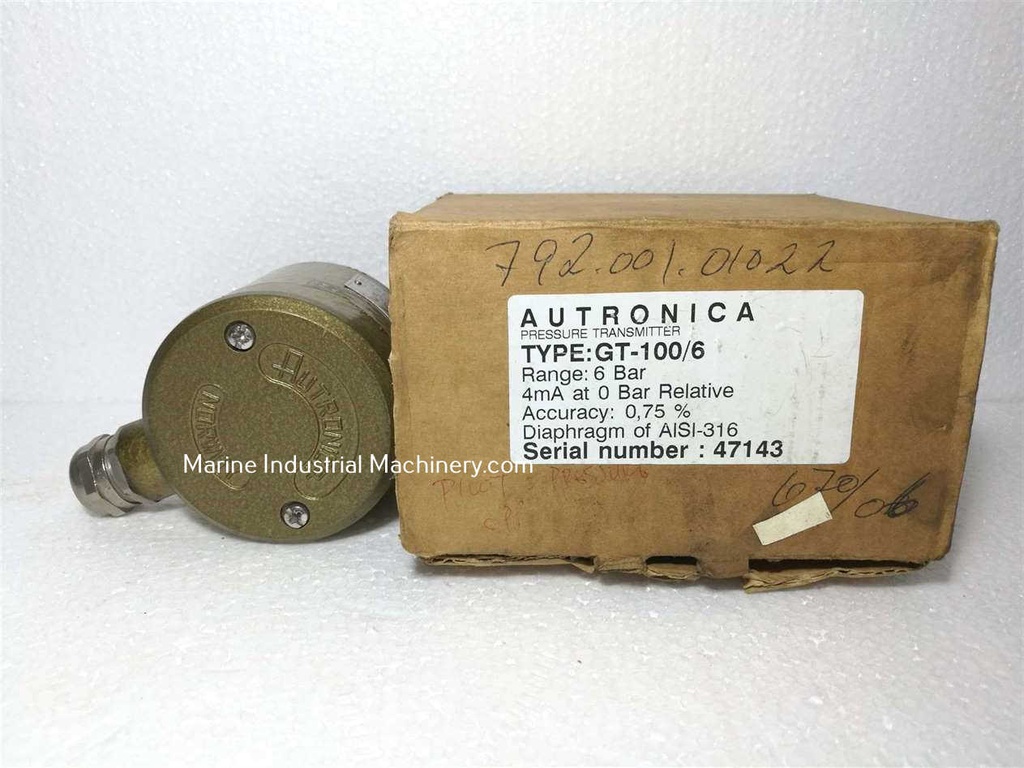 Autronica GT-100/ 16bar Pressure Transmitter