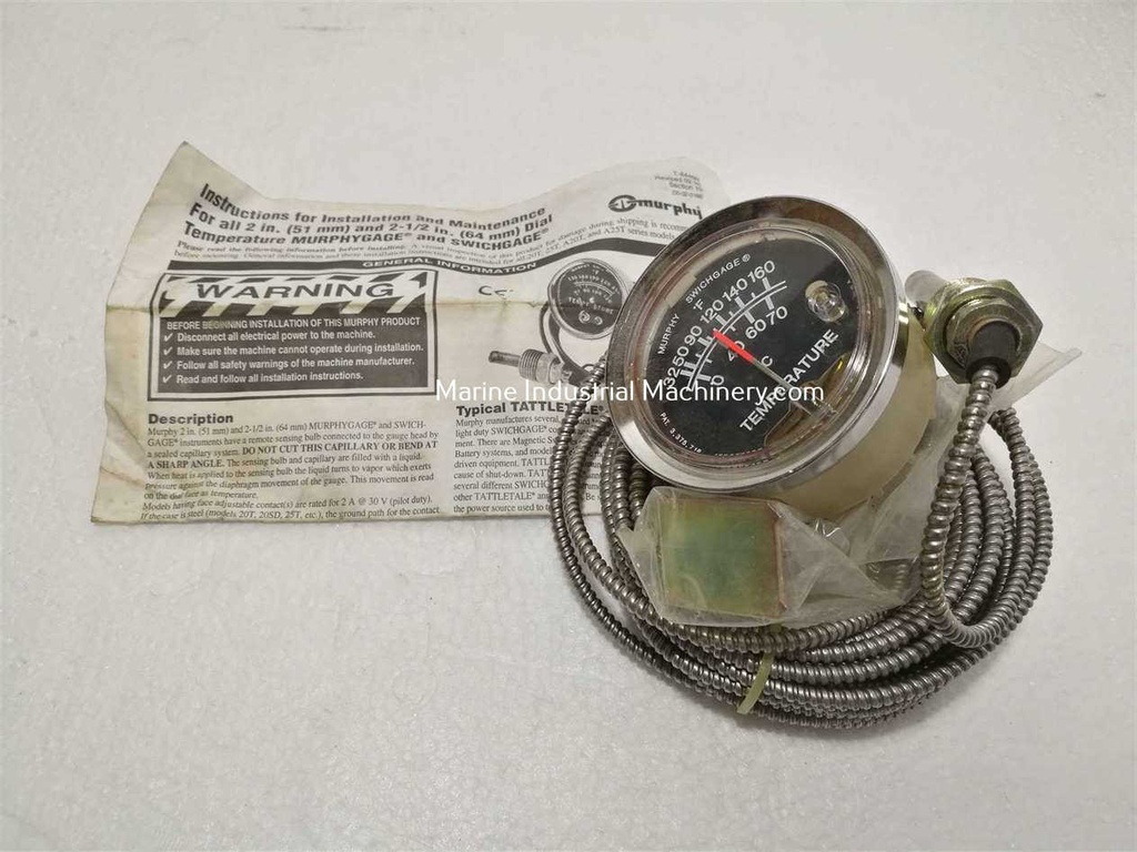 Murphy A25TG-160-S25-1/2 Temperature Meter