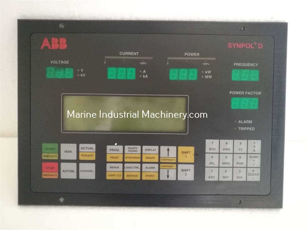 ABB Synpol D 3DDE 300 410 CMA130 Display Panel