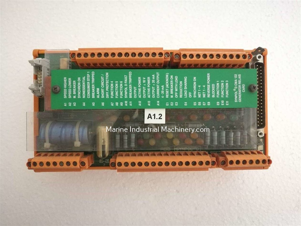 ABB Synpol D 3DDE 300 412 CMA 132 Generator Relay Card
