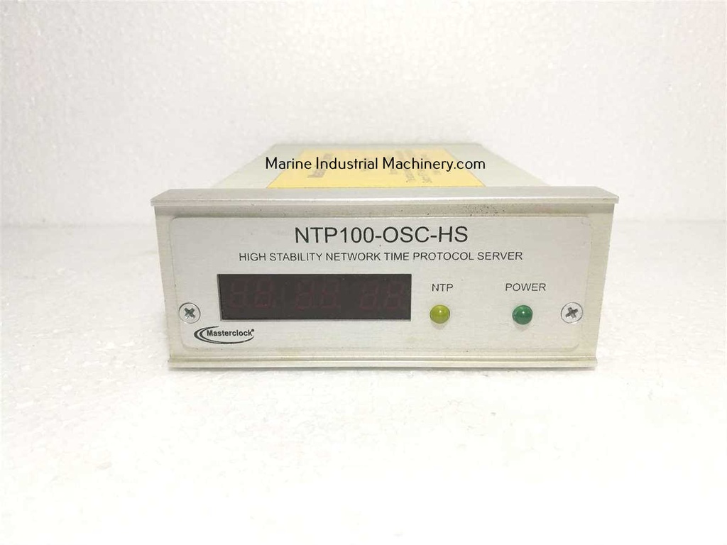 Masterclock NTP100-OSC-HS High Stability Network Time Protocol Server