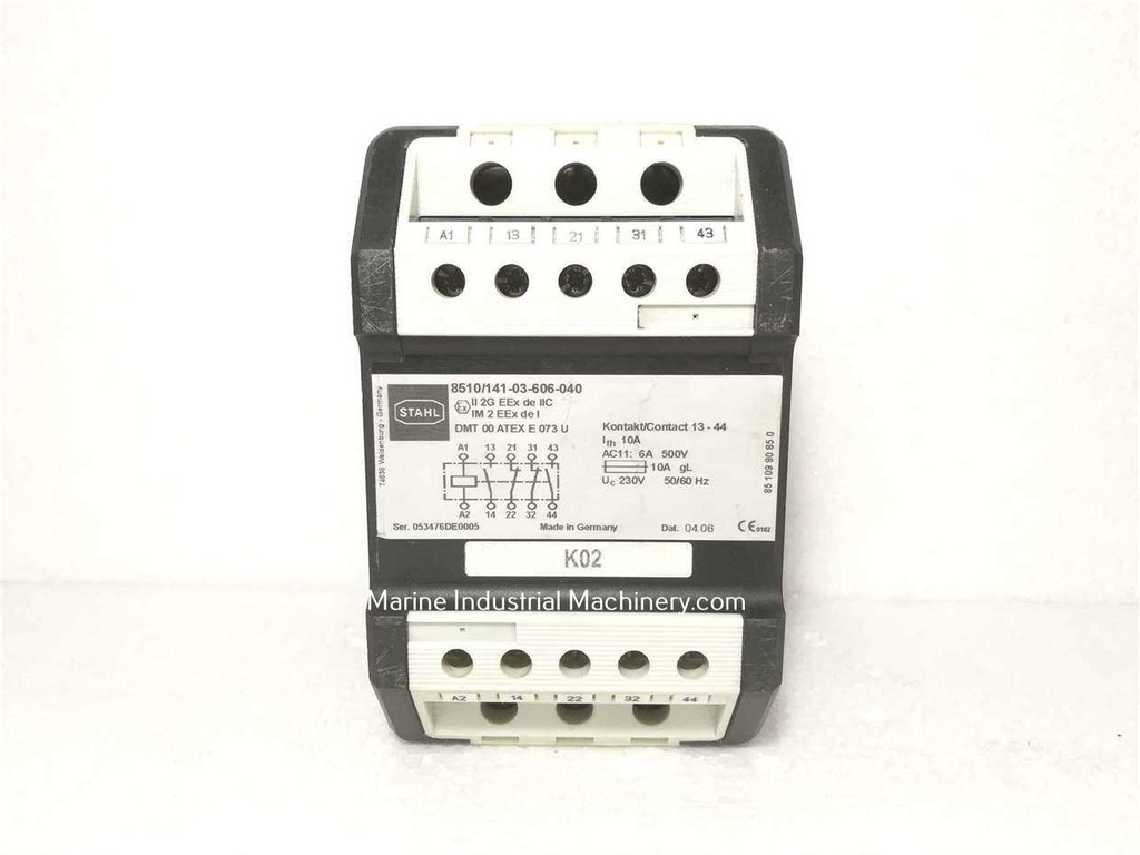 Stahl 8510-141-03-606-040 Contactor Relay