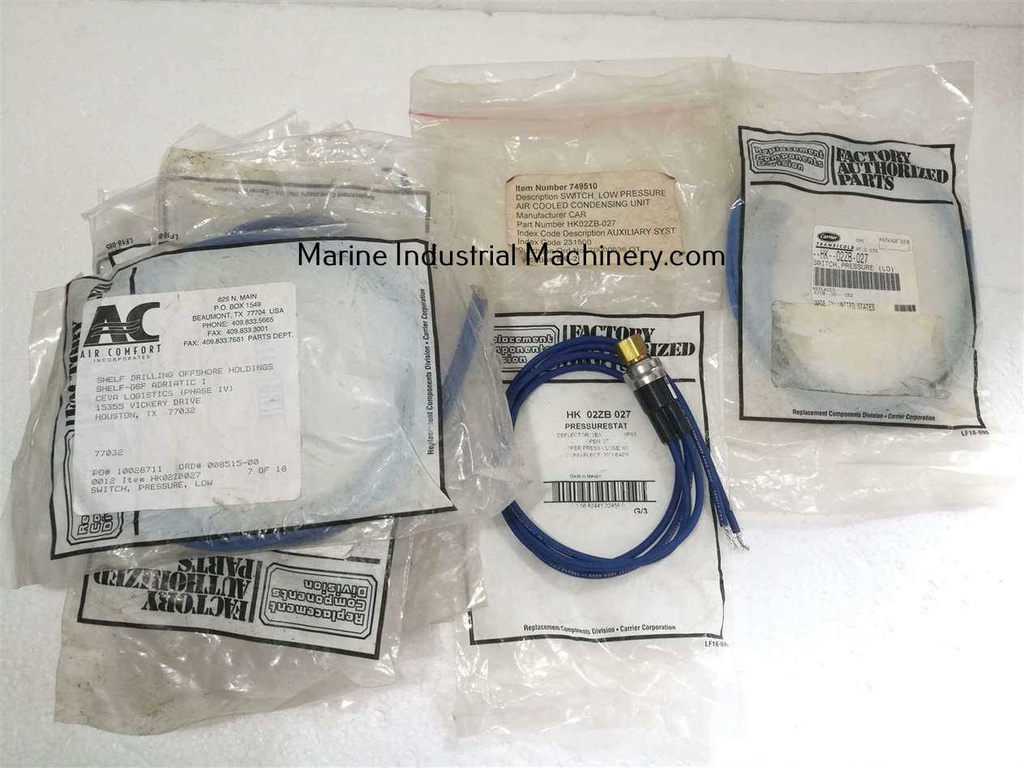 Carrier HK02ZB027 Pressure Switch Sensor