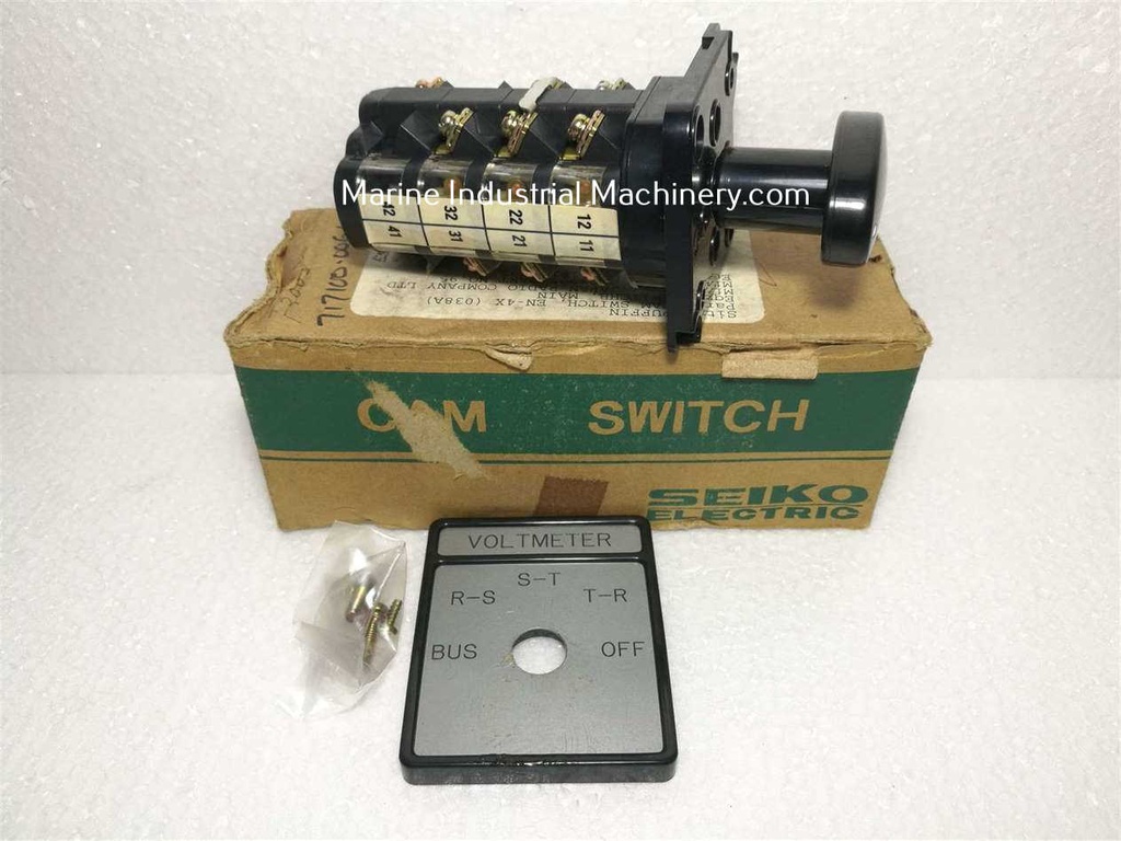 Seiko Electric EN 4X 036A Cam Switch Voltmeter