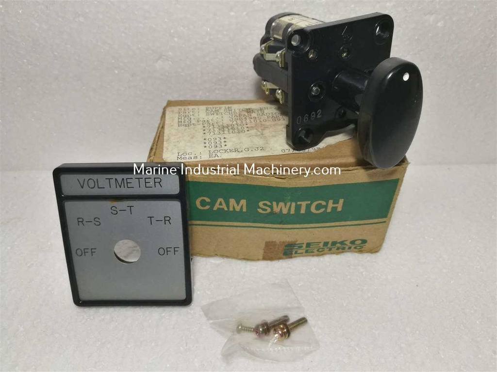 Seiko Electric EN-2X 037A Cam Switch Voltmeter