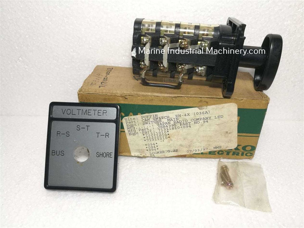 Seiko Electric EN-4X 038A Cam Switch Voltmeter