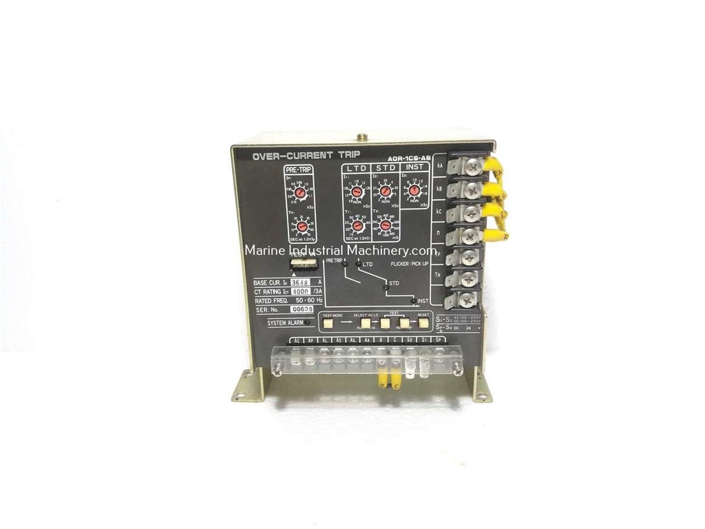 Terasaki AOR-1CS-AS Over-Current Trip System Alarm 3648 A