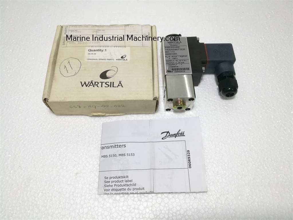 Danfoss Wartsila MBS 5153 Pressure Transmitter