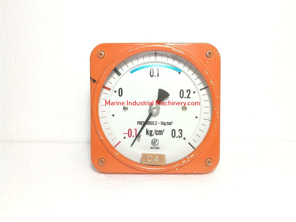 Nagano NKS Pressure Gauge (-0.1 to 0.3)