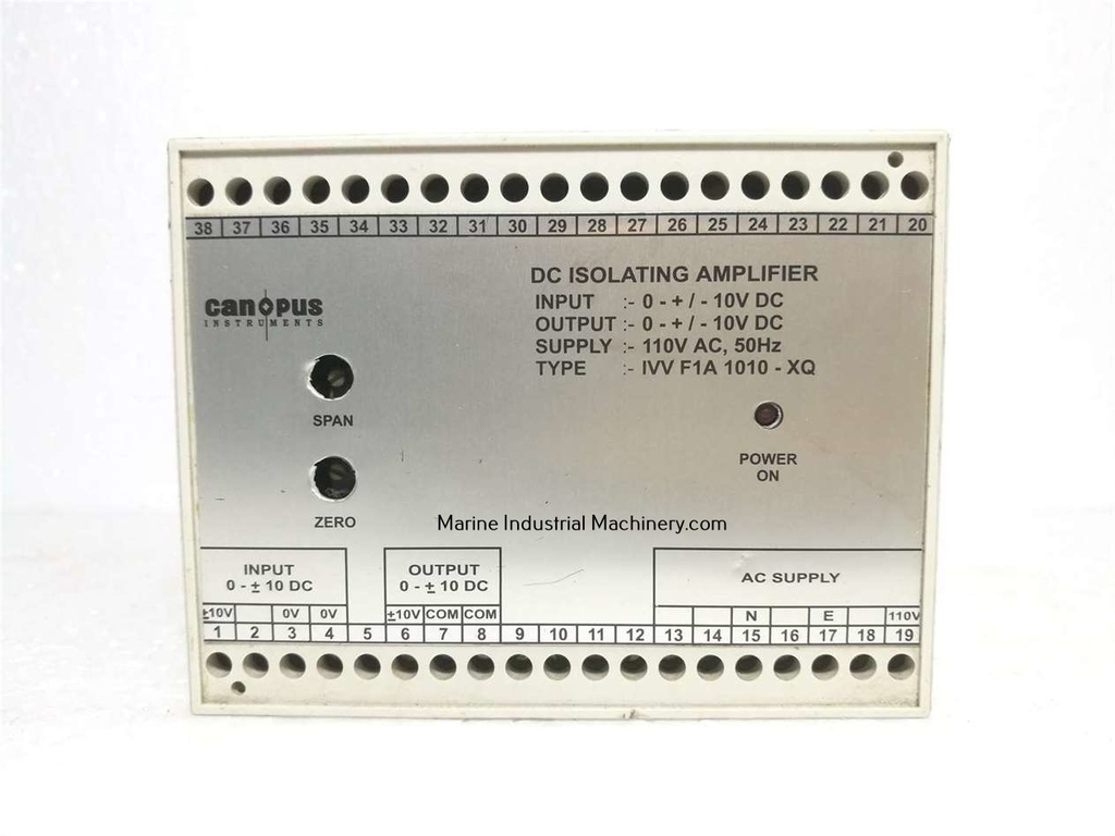Canopus Instruments IVV F1A 1010-XQ DC Isolating Amplifier