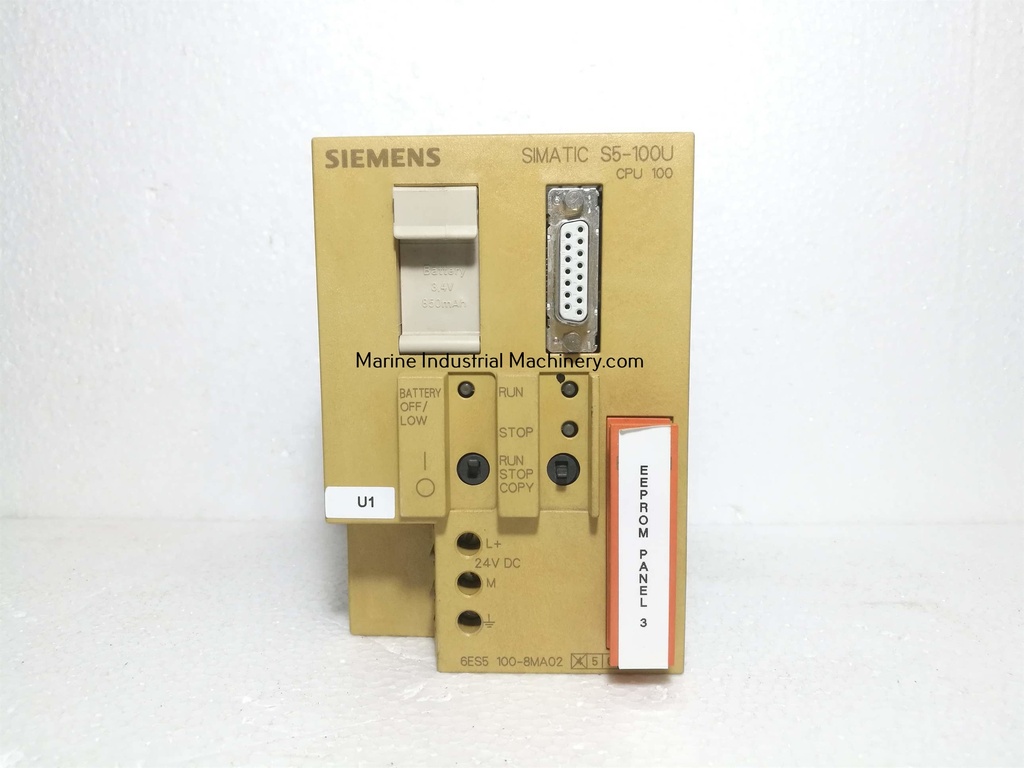 Siemens Simatic S5-100U 6ES5 100-8MA02 Control Process Unit