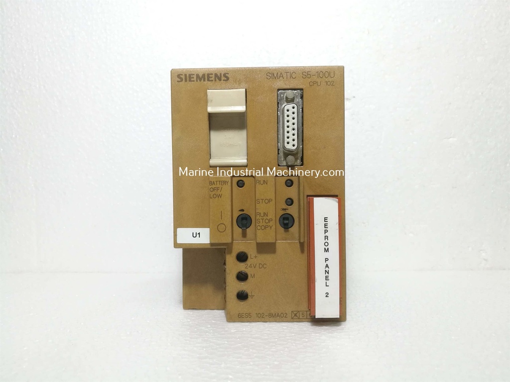 Siemens Simatic S5-100U CPU 102 6ES5 102-8MA02 CPU Module