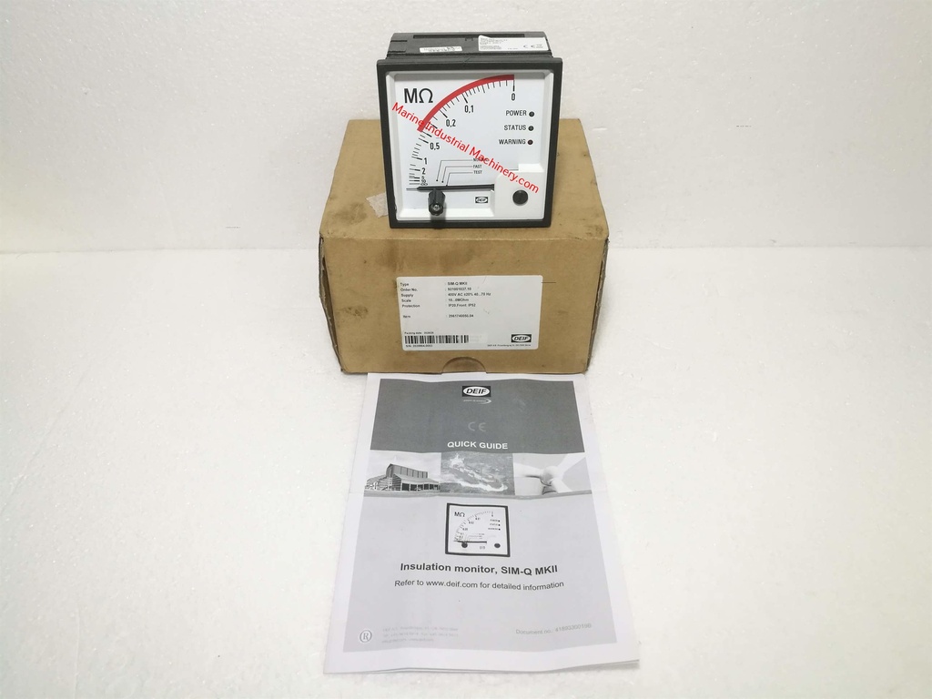DEIF SIM-Q MKII Mega OHM Meter(10..0MOhm)