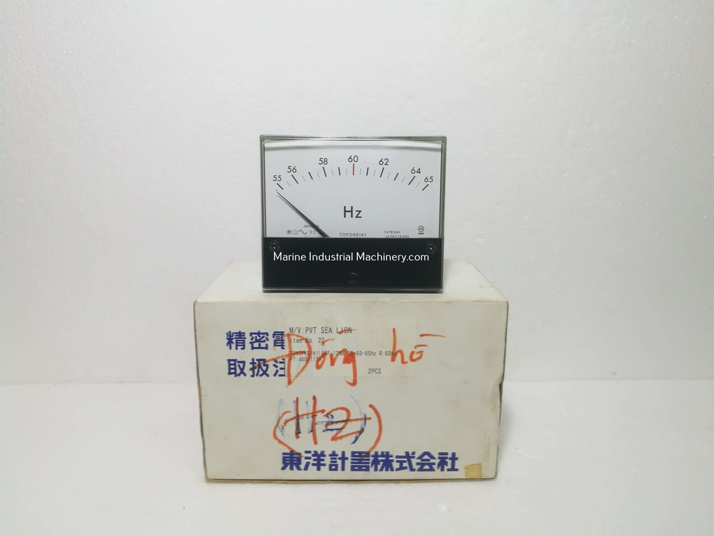 Toyo Keiki FCF-12NB Frequency Meter (55-60-65 Hz)