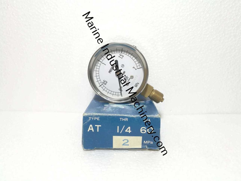 Daiichi Keiki-Hyogo AT 1/4 60 Pressure Gauge(0-2MPa)