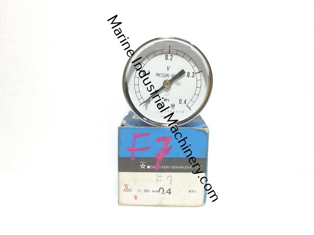 Daito Keiki ADU 1/4 60 Pressure Gauge (0-0.4MPa)