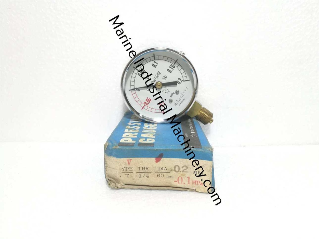 Daito Keiki T 1/4 60 Compound Gauge (-0.1-0.2MPa)