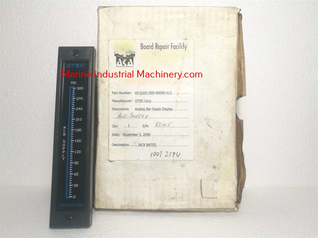Otek Corporation HI-Q101-099-00099-A13 Air Supply