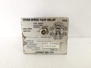 Shinko Over Speed Trip Relay set speed 1322 rpm
